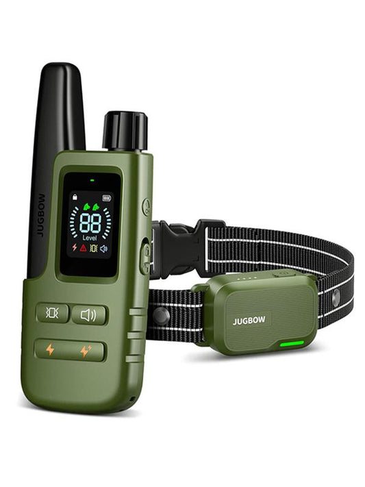 Jugbow Dog Training Collar -3300FT withRemote, 4 Training Modes, Security Lock,IPX7Waterproof, Rechargeable e-Collar for All Breeds