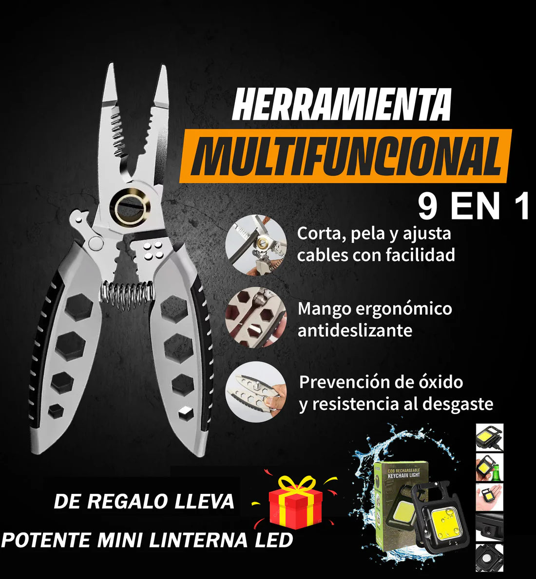 9 in 1 Multifunctional Pliers