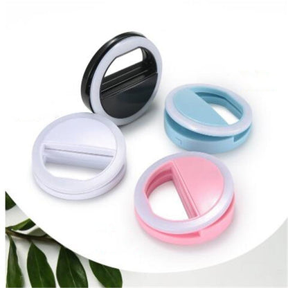 Mini Selfie Ring Light - USB Rechargeable LED Light