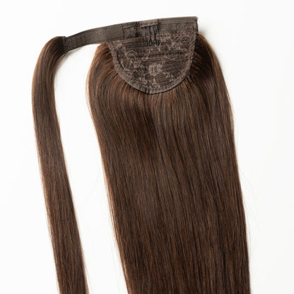 Clip in Ponytail - Chocolate Brown 2