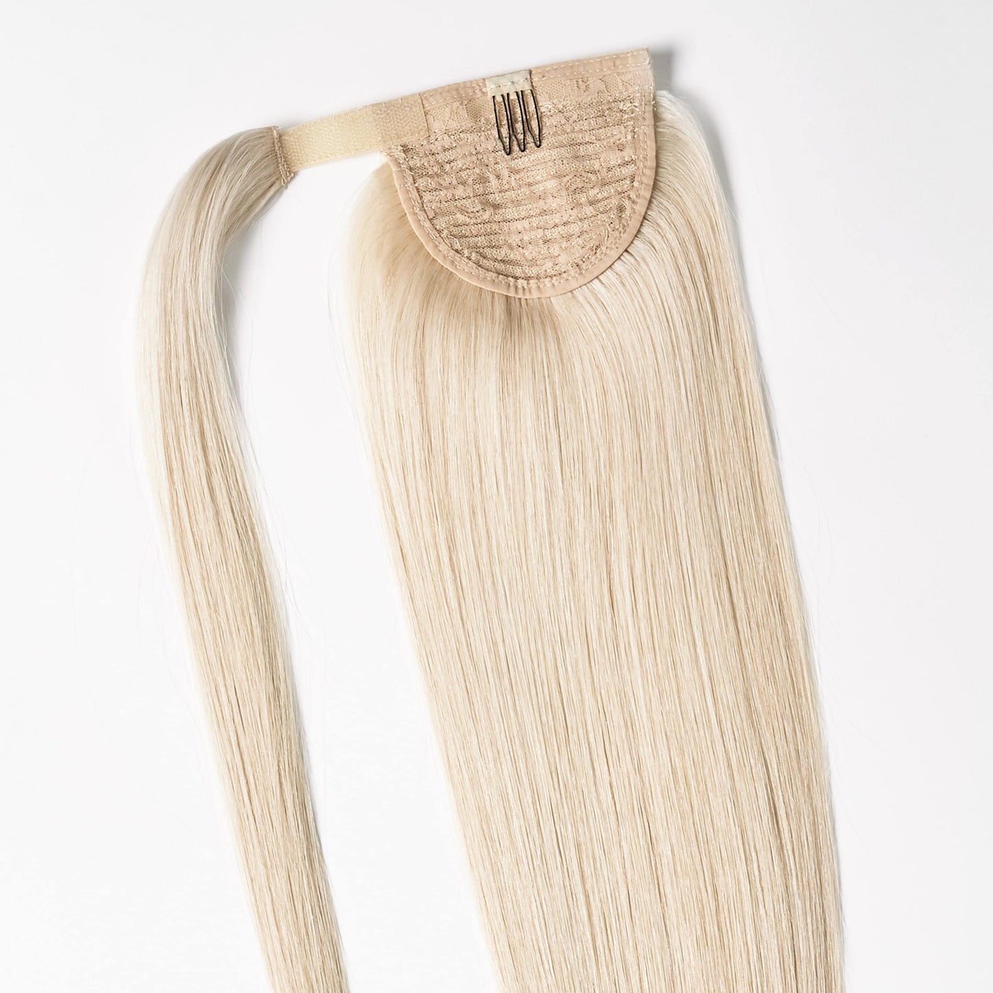 Clip in Ponytail - Light Ash Blonde 60B